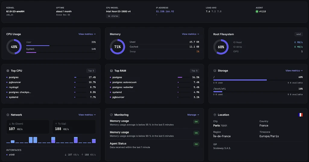 I built a monitoring tool for people who actually run their own servers ...