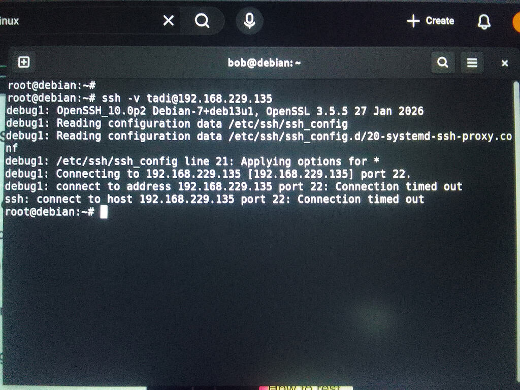 SSH connection timeout - Help & Support - LinuxCommunity.io