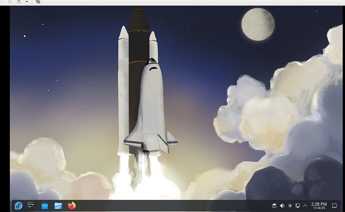 Fedora-KDE-Desktop-View